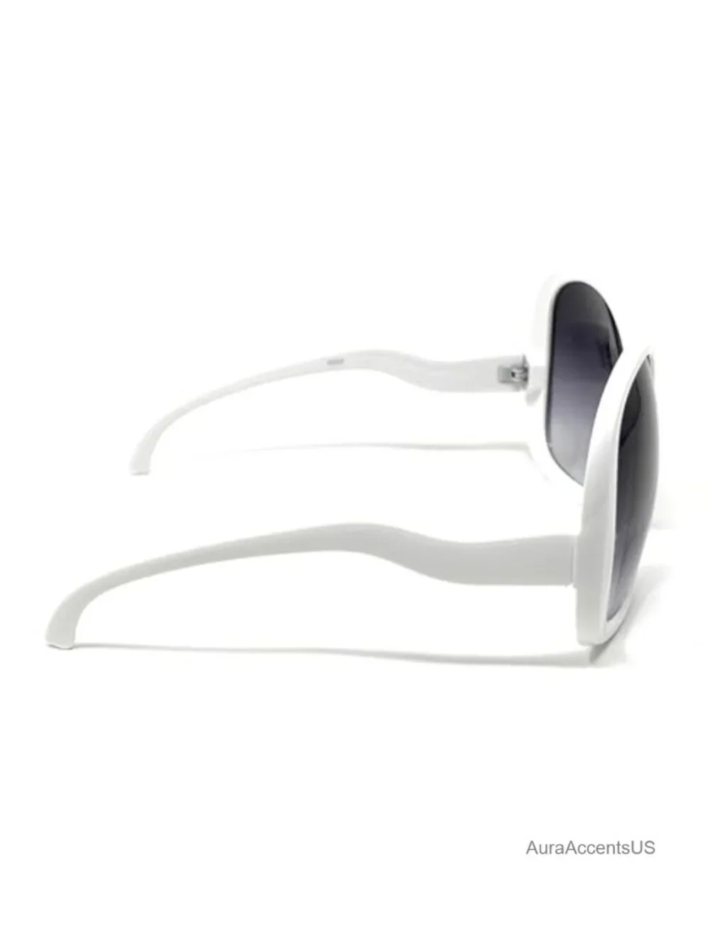 Oversized Round Sunglasses Gradient Tinted Retro Designer Inspired